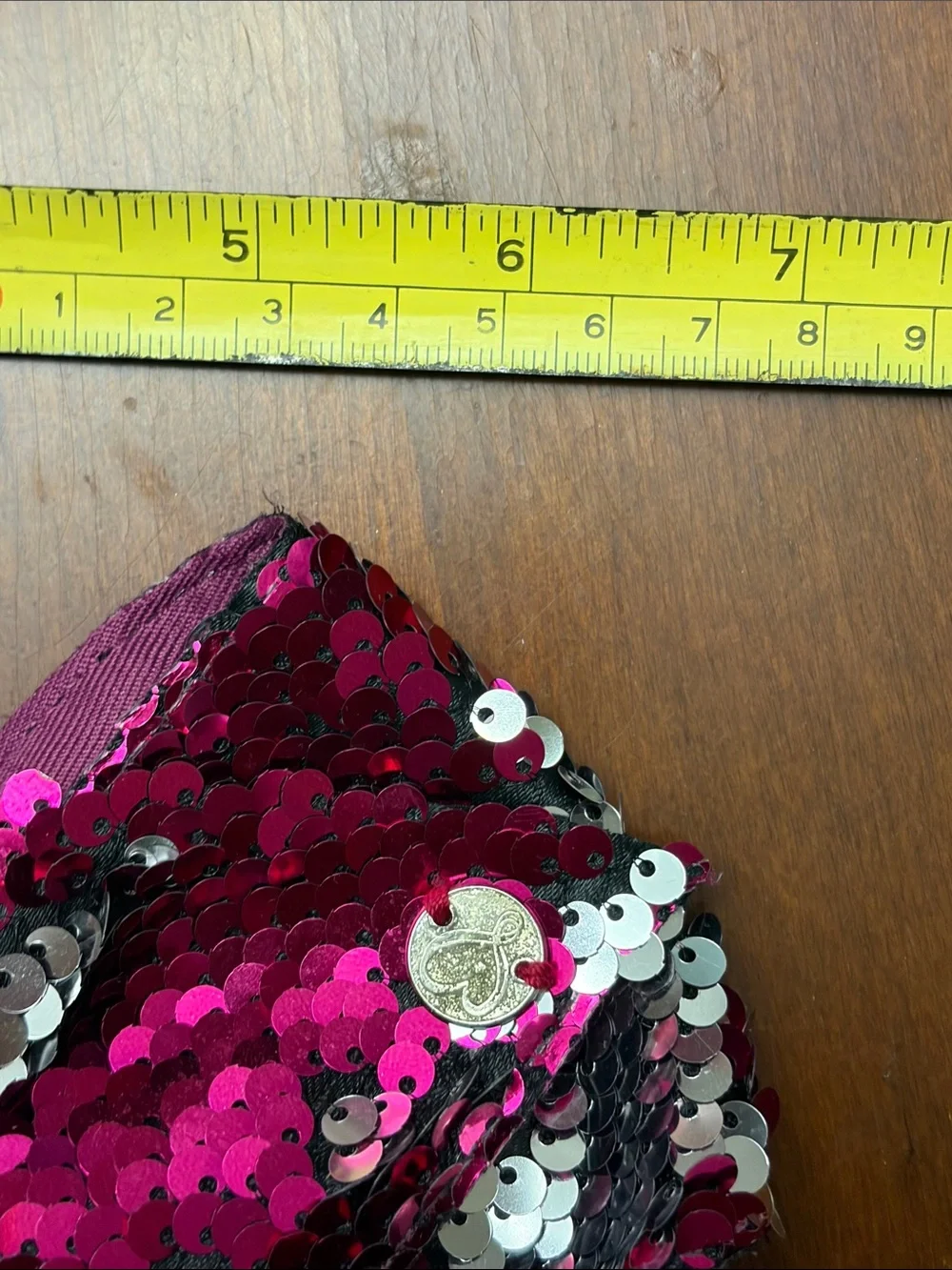 Sparkling Fuchsia Sequin Hair Bow for Kids